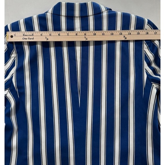 ESCADA Cabana Blazer Blue Stripe Women's Size 40 (US size 10) (087) - Picture 9 of 12